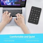 Wireless Number Pad with Battery, Enhanced Efficiency with 23 Keys Numeric - Image 5