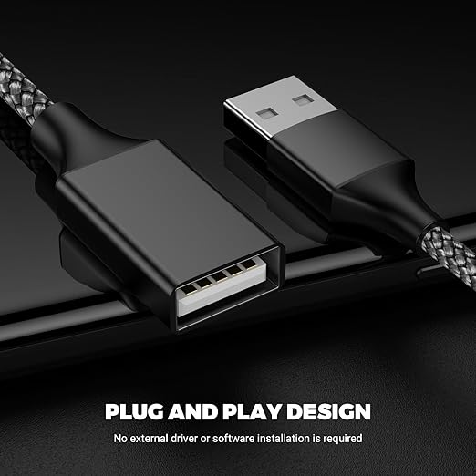 USB Y Splitter 1 in 3 Out, USB Male to 3 Female Cable - Image 3