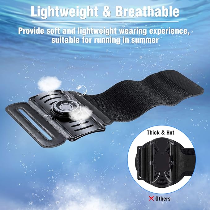 VUP Detachable Cell Phone Running Armband 360°Rotatable - Image 7