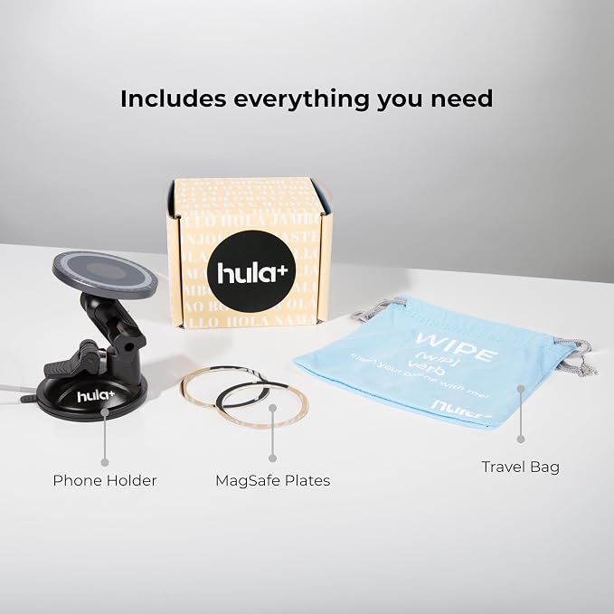 hula+ MagSafe Phone Holder Portable Mount, Reusable Stand - Image 8