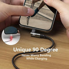 90 Degree iPhone Charger 6FT 3Pack USB C to Lightning Cable Fast Charging Cord - Image 7