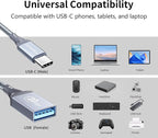 USB C to USB Adapter 2 Pack: USB Female to USB C Male OTG Cable - Image 8