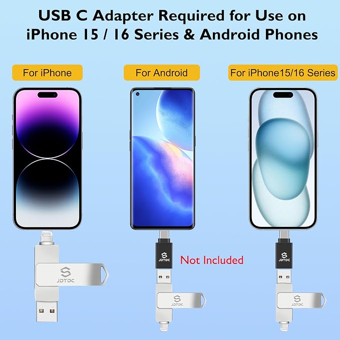 Genuine Apple MFi Certified iPhone USB Flash Drive 128GB - Image 3