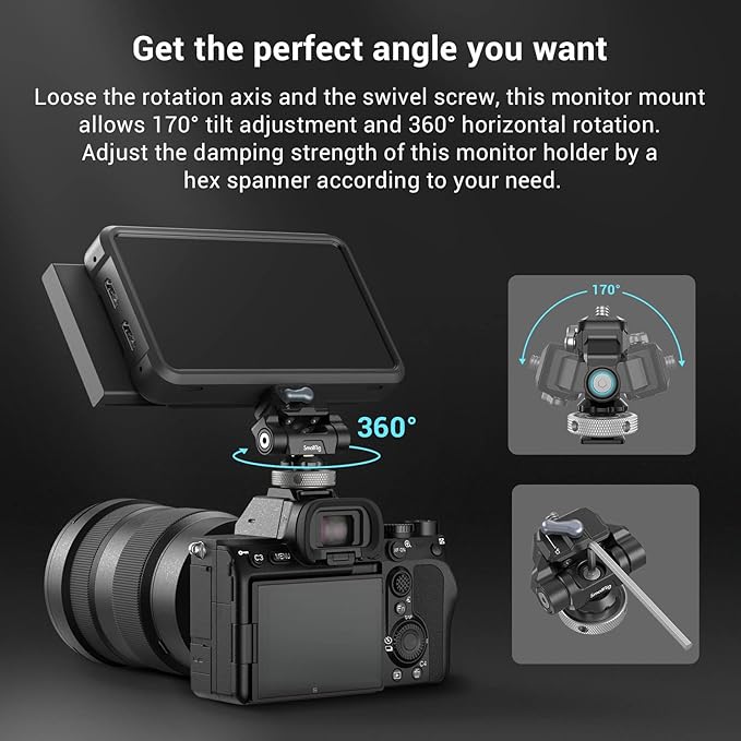 SmallRig Quick Release Camera Monitor Mount - Image 3