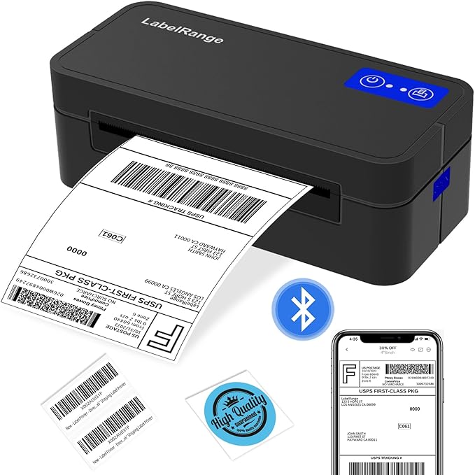 Bluetooth Thermal Label Printer by LabelRange