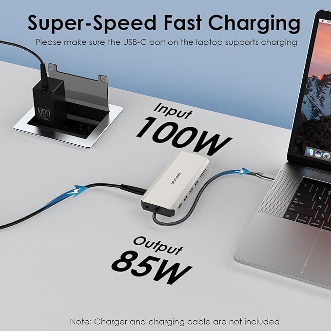 USB C Docking Station USB C to Dual HDMI Adapter USB C Hub Dual Monitor - Image 7