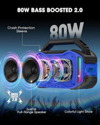 Speakers Bluetooth Wireless: 80W Loud Speaker - Image 2