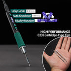 YIHUA 928D-IV Soldering Iron Pen Kit DC 65W Support PD QC, Type C Portable - Image 5