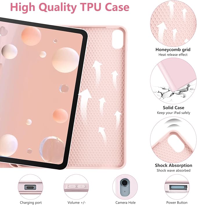 Keyboard Case for iPad Air 11-inch M3/M2/Air 5th/ 4th Generation- Detachable - Image 7