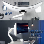 VIVO Heavy Duty Aluminum Ultrawide Monitor Tension Arm - Image 7