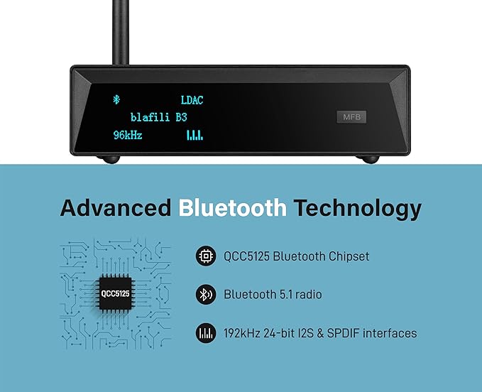 B3 Professional XLR Bluetooth v5.1 Music Receiver, LDAC & aptX HD Streamer - Image 3