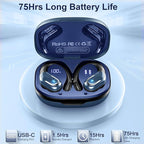 Wireless Earbud, 75Hrs Running Wireless Earphones - Image 3