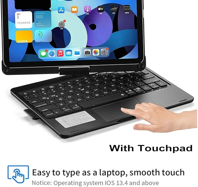 360° Rotatable Keyboard Case for iPad Air 13 inch/Pro 12.9 - Image 4