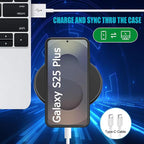 Battery Case for Galaxy S25 Plus, Slim Portable Protective Fast Charging Case - Image 6