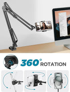 InnoGear Tablet Holder for Bed, Overhead Tablet Stand Phone Holder Tablet Mount - Image 4