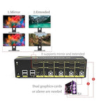 eKL HDMI KVM Switch 4 in 2 Out Dual Monitor Extended Display 4K@60Hz 4:4:4 - Image 4
