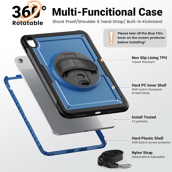 SCSVPN Case for iPad A16 11th Generation 11 Inch 2025/10th Gen 10.9'' 2022 - Image 3
