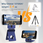 Phone Tripod Stand, Aluminum Alloy Mini Tripod Compatible - Image 6