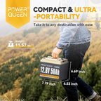 Power Queen 12V 50Ah LiFePO4 Battery - Image 2