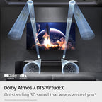 Samsung Q-Series Soundbar HW Q600F 3.1.2 ch Subwoofer SpaceFit Sound Pro - Image 4
