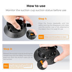 K&F CONCEPT 4.5" Suction Cup Camera Mount - Image 7