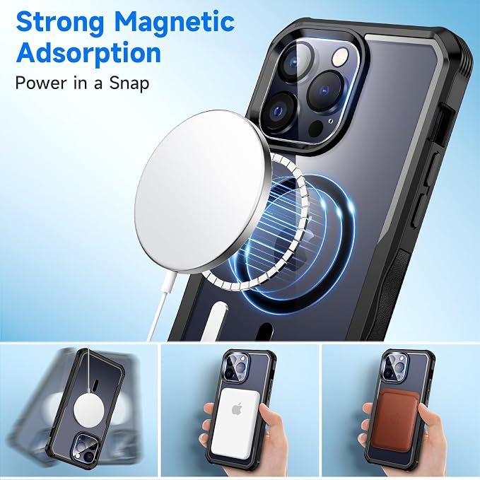 seacosmo for iPhone 15 Pro Max Case, Full Body Bumper - Image 5