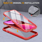Miracase Compatible with iPhone 13 case 6.1 inch, 2021 Upgrade Full-Body Glass - Image 3