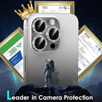 YWXTW Designed for iPhone 15 Pro/iPhone 15 Pro Max Camera Lens Protector Bling - Image 2