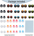 54 PCS Earbud Replacement Tips Silicone Earbud Tips Earbud Covers Fit - Image 7