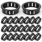 30PCS 1" Black Cable Snap Bushing Grommet, Snap in Cord Bushing Protect Cables by Unknown