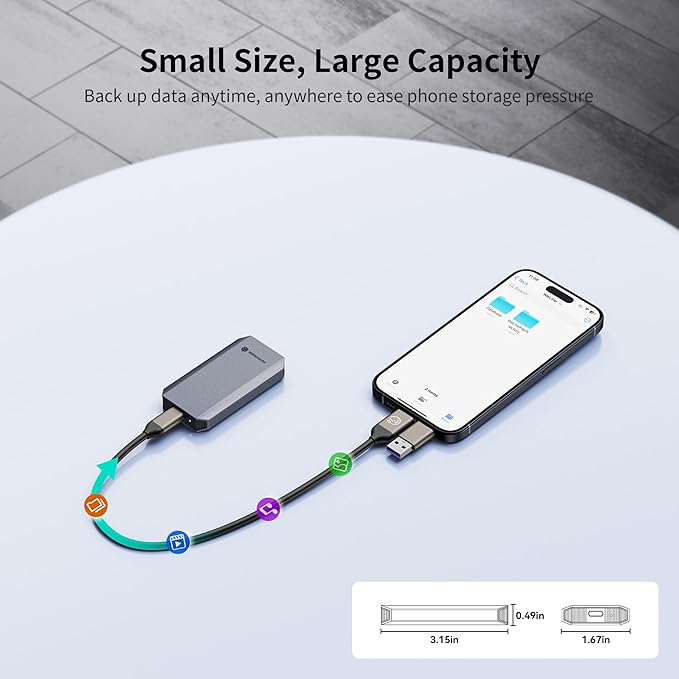 Yottamaster 1TB External SSD, Supports 4K ProRes HDR Compatible - Image 3