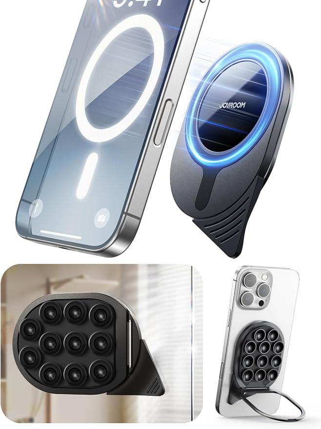 JOYROOM Suction Cup Phone Mount, Magsafe Phone Grip by JOYROOM