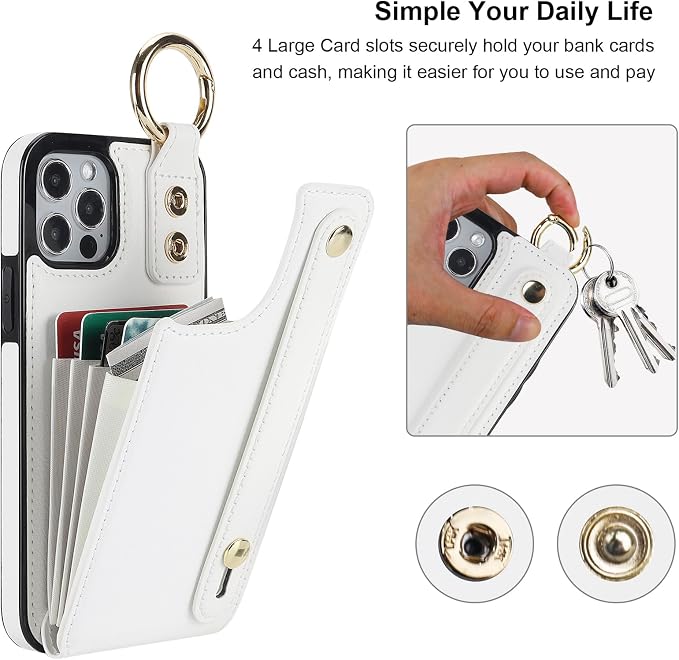 Folosu for iPhone 12/12 Pro Wallet Case - Image 4