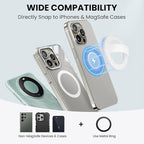 Magnetic Silicone Ring Grip Phone Holder, Loop Grip, Compatible - Image 4