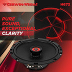 CERWIN-VEGA! HED 2025 Edition -6.75" Coaxial Speaker-H672 - Image 6