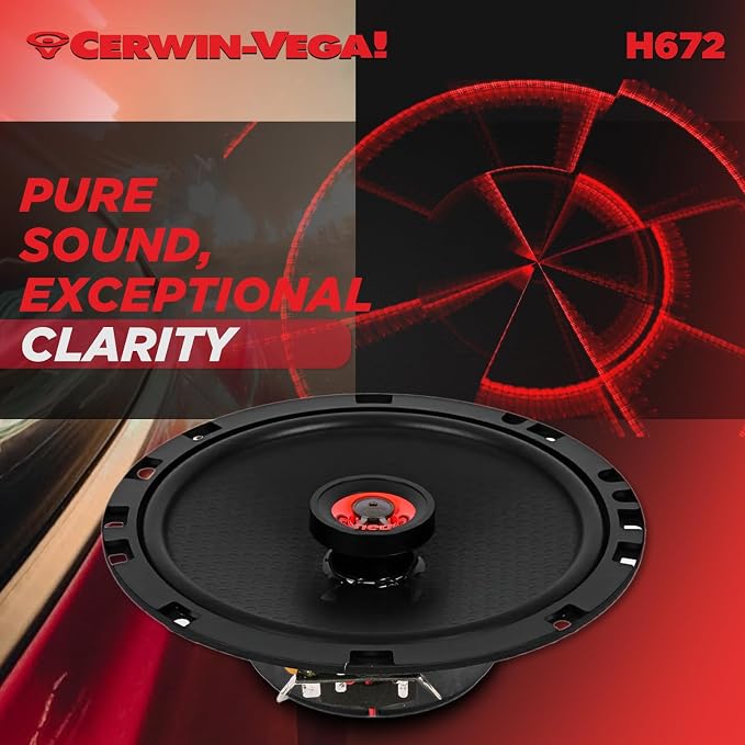 CERWIN-VEGA! HED 2025 Edition -6.75" Coaxial Speaker-H672 - Image 6