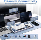 K98 Wireless Mechanical Keyboard, Tri-Mode BT5.0/2.4GHz/USB-C Hot Swappable - Image 4