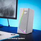 Redragon GS520 RGB Desktop Speakers, 2.0 Channel PC Computer Stereo Speaker - Image 8