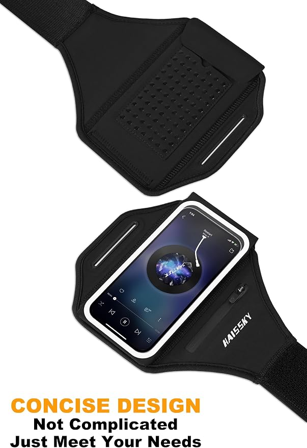 Running Armband with Earphone Bag Cell Phone Armband - Image 5