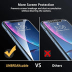 UNBREAKcable Screen Protector for iPhone 11/iPhone XR, Double Shatterproof - Image 4