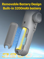 Professional Gimbal Stabilizer for Smartphone w/Wireless Charging OLED Display - Image 4