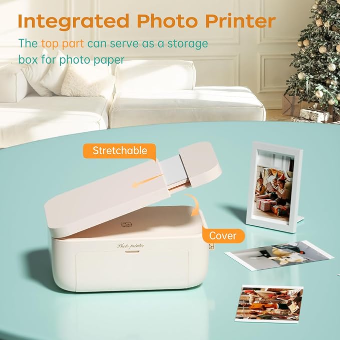 4x6 Photo Printer with 108 Sheets & 2 Ribbons - Image 5