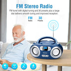 MEGATEK Portable CD Player Boombox - Image 7