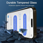 NEW'C 3 Pack Privacy for iPhone 14 Pro Max Screen Protector, Enhanced 28-Degree - Image 7