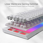 Redragon K512 Shiva RGB Backlit Membrane Gaming Keyboard - Image 4