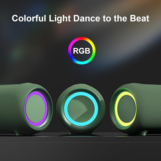 Passau Portable Bluetooth Speakers 40W Peak Loud Stereo Sound, Passive - Image 3