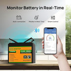 ECO-WORTHY 12V 100AH LiFePO4 Lithium Battery - Image 2