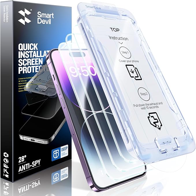 SMARTDEVIL 2 Pack Screen Protector by SmartDevil
