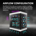 GAMDIAS AEOLUS P2-1203 120mm ARGB PWM Fan, Include Reverse Fan Blade x3 & - Image 6