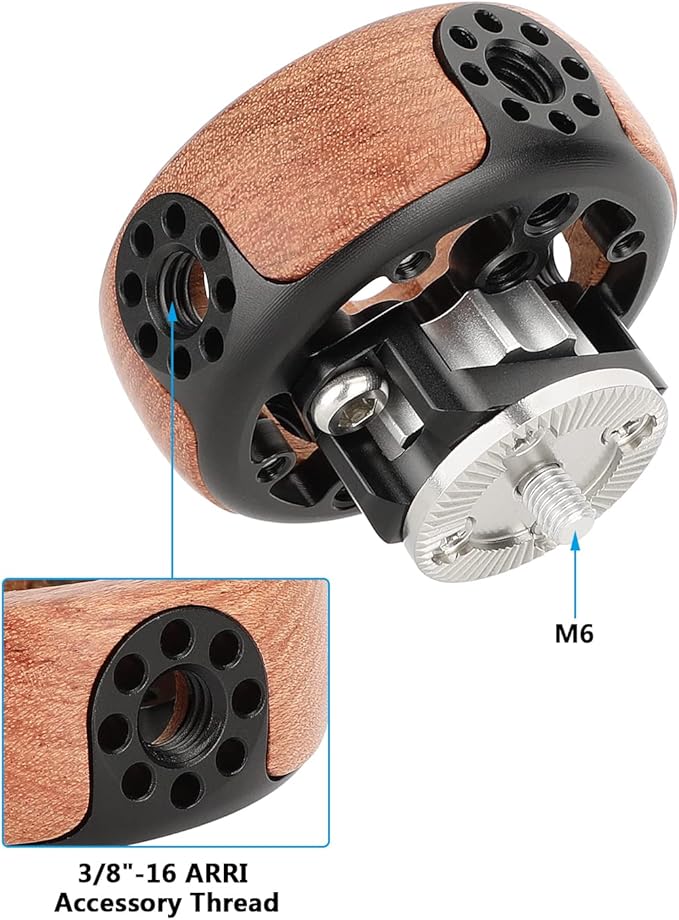 CAMVATE Round Hand Wheel with M6 Rosette Mount - Image 5